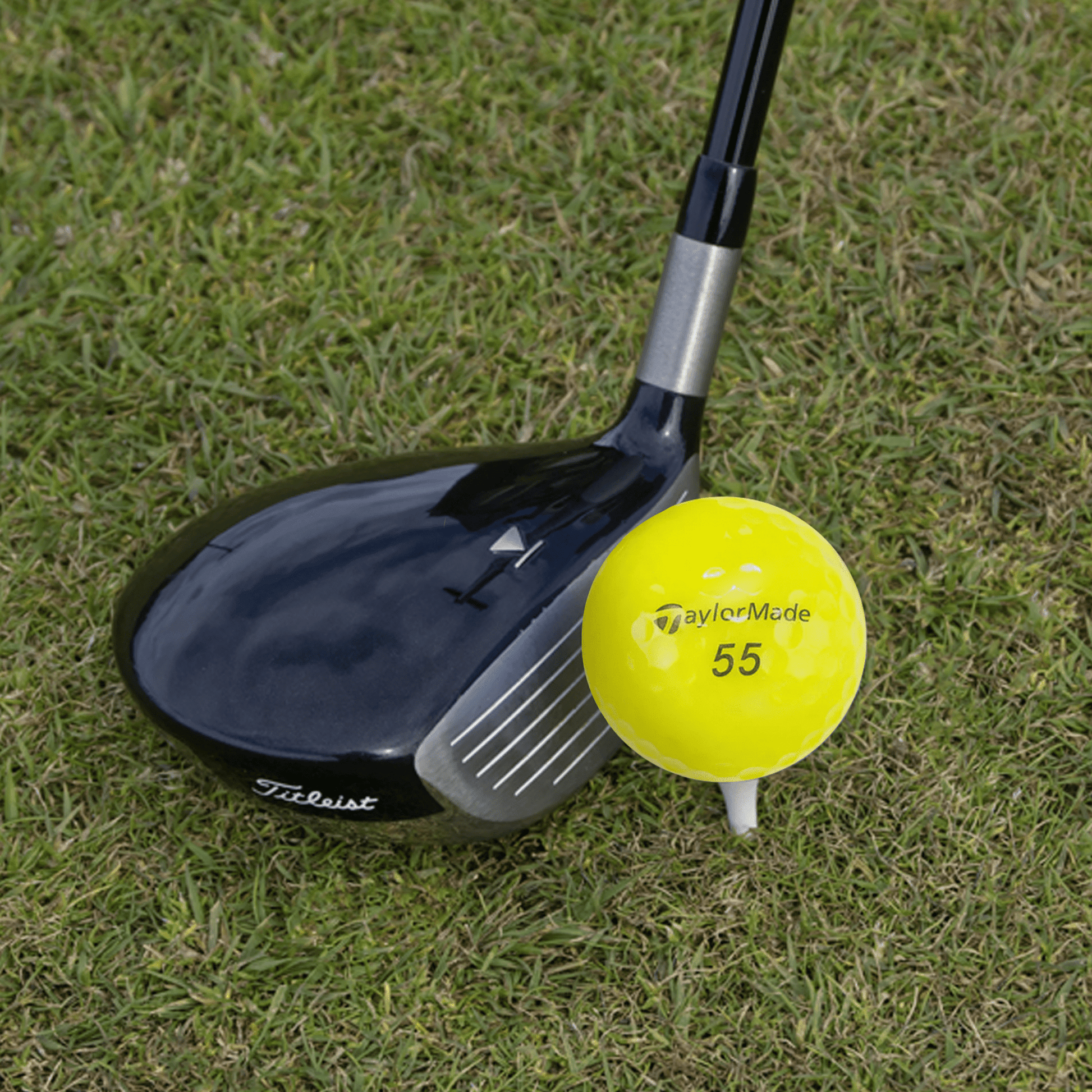 Used TaylorMade Yellow Mix Golf Balls - 1 Dozen - Mint - Club Rehab