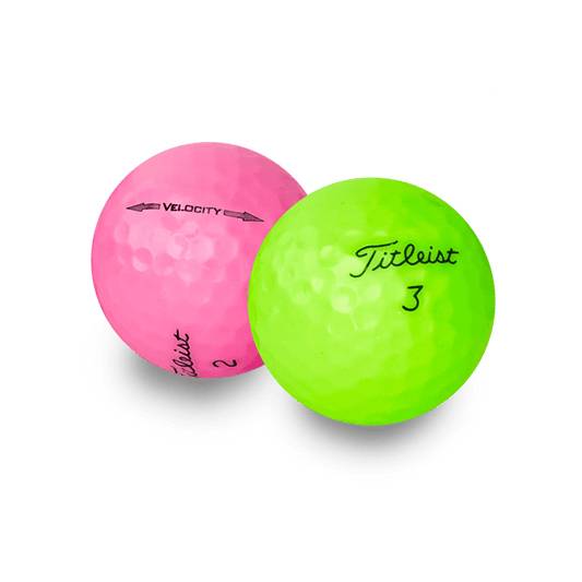 Used Titleist Color Mix Golf Balls - 1 Dozen - Mint - Club Rehab