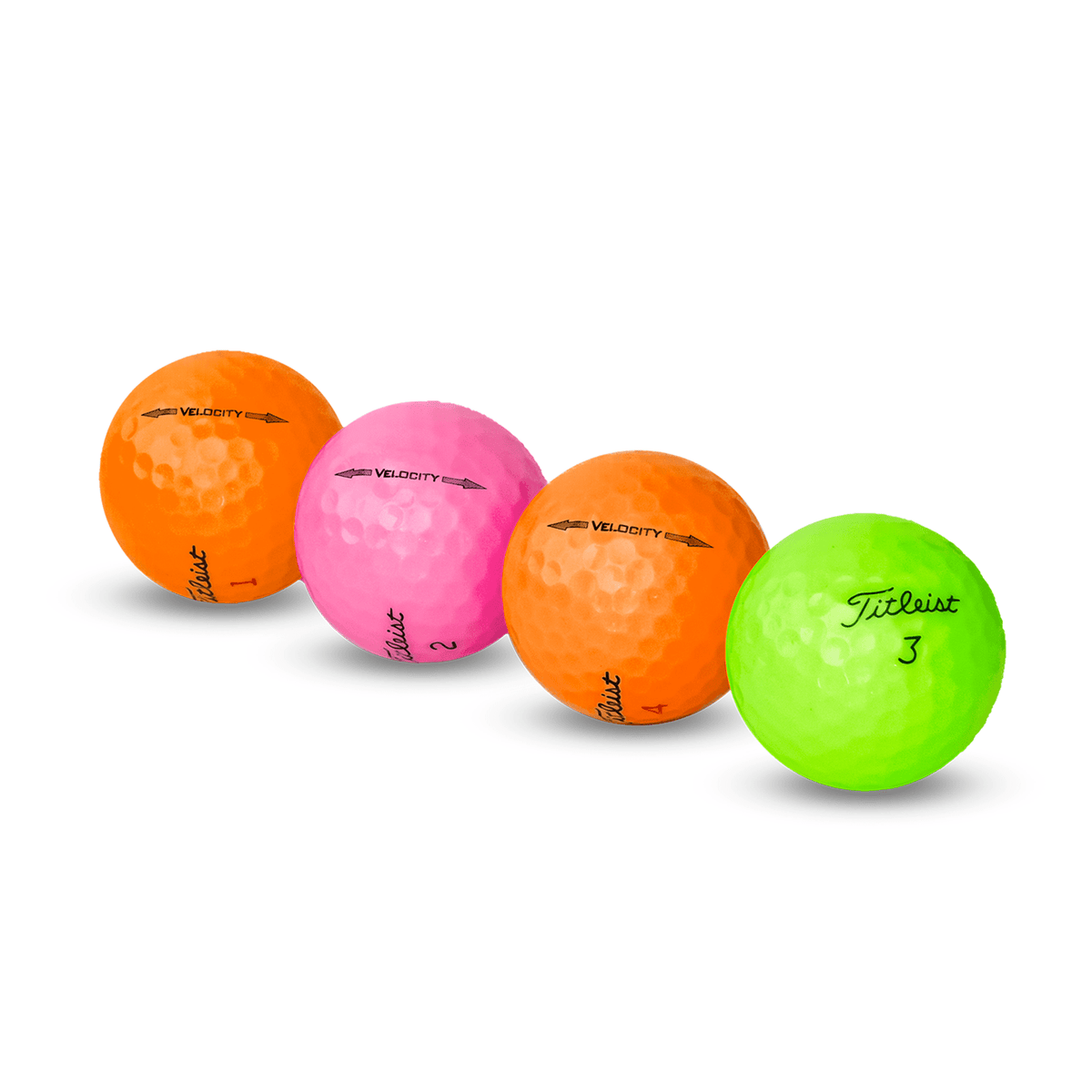 Used Titleist Color Mix Golf Balls - 1 Dozen - Mint - Club Rehab