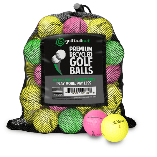 Used Titleist Color Mix Golf Balls - Mesh Bag - 24 - Club Rehab