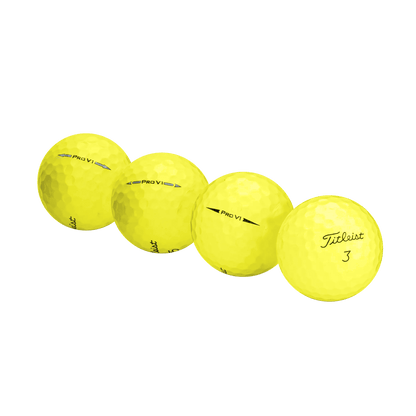 Used Titleist Pro V1 Yellow Mix Golf Balls - 1 Dozen - Mint - Club Rehab