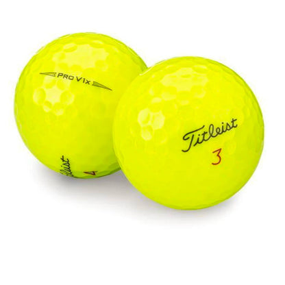 Used Titleist Pro V1x Yellow Mix Golf Balls - 1 Dozen - Mint - Club Rehab