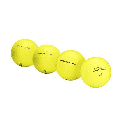 Used Titleist Pro V1x Yellow Mix Golf Balls - 1 Dozen - Mint - Club Rehab