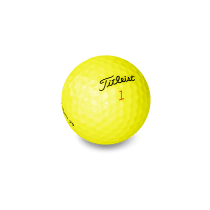 Used Titleist Yellow Mix Golf Balls - 1 Dozen - Mint - Club Rehab