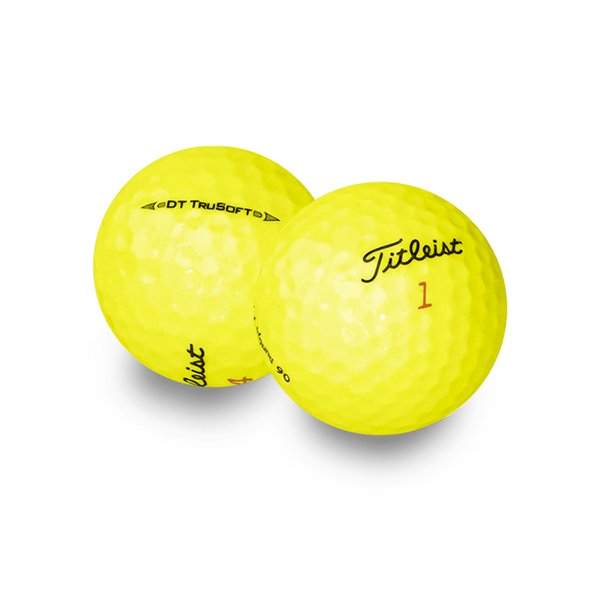 Used Titleist Yellow Mix Golf Balls - 1 Dozen - Mint - Club Rehab