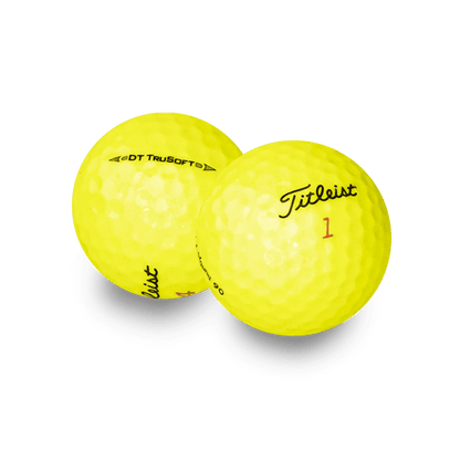 Used Titleist Yellow Mix Golf Balls - 1 Dozen - Mint - Club Rehab