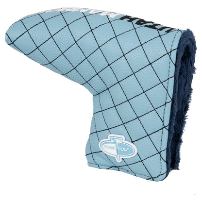 Utah Mammoth Solid Blade Putter quilted headcover, back view