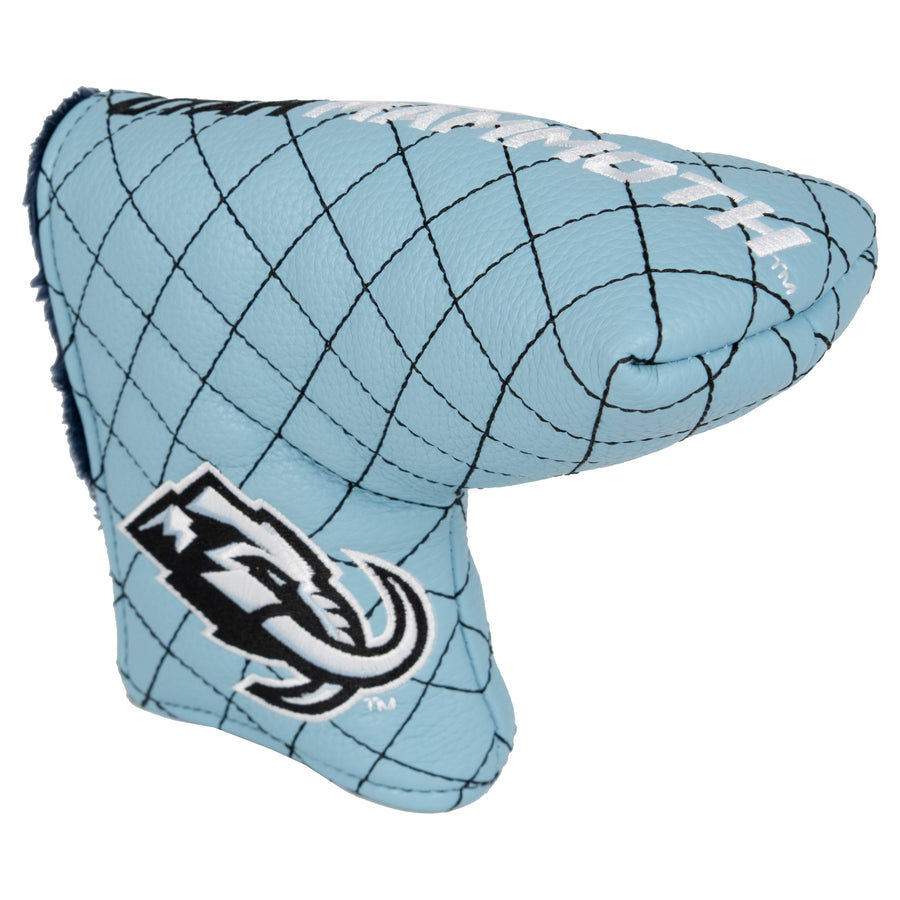 Utah Mammoth solid quilted blade putter cover: original opening and lining detail