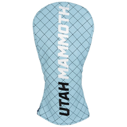 Utah Mammoth Solid Driver quilted headcover, front view