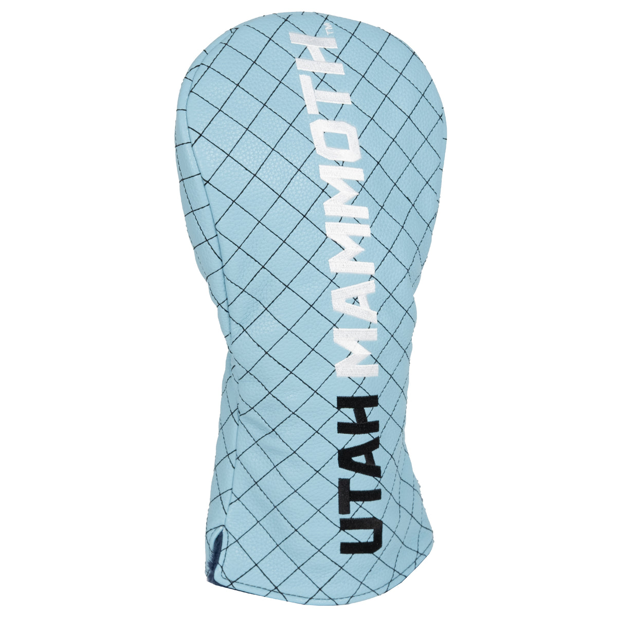 Utah Mammoth Solid Driver quilted headcover, angled view