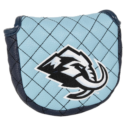 Utah Mammoth Solid Mallet Putter quilted headcover, angled view