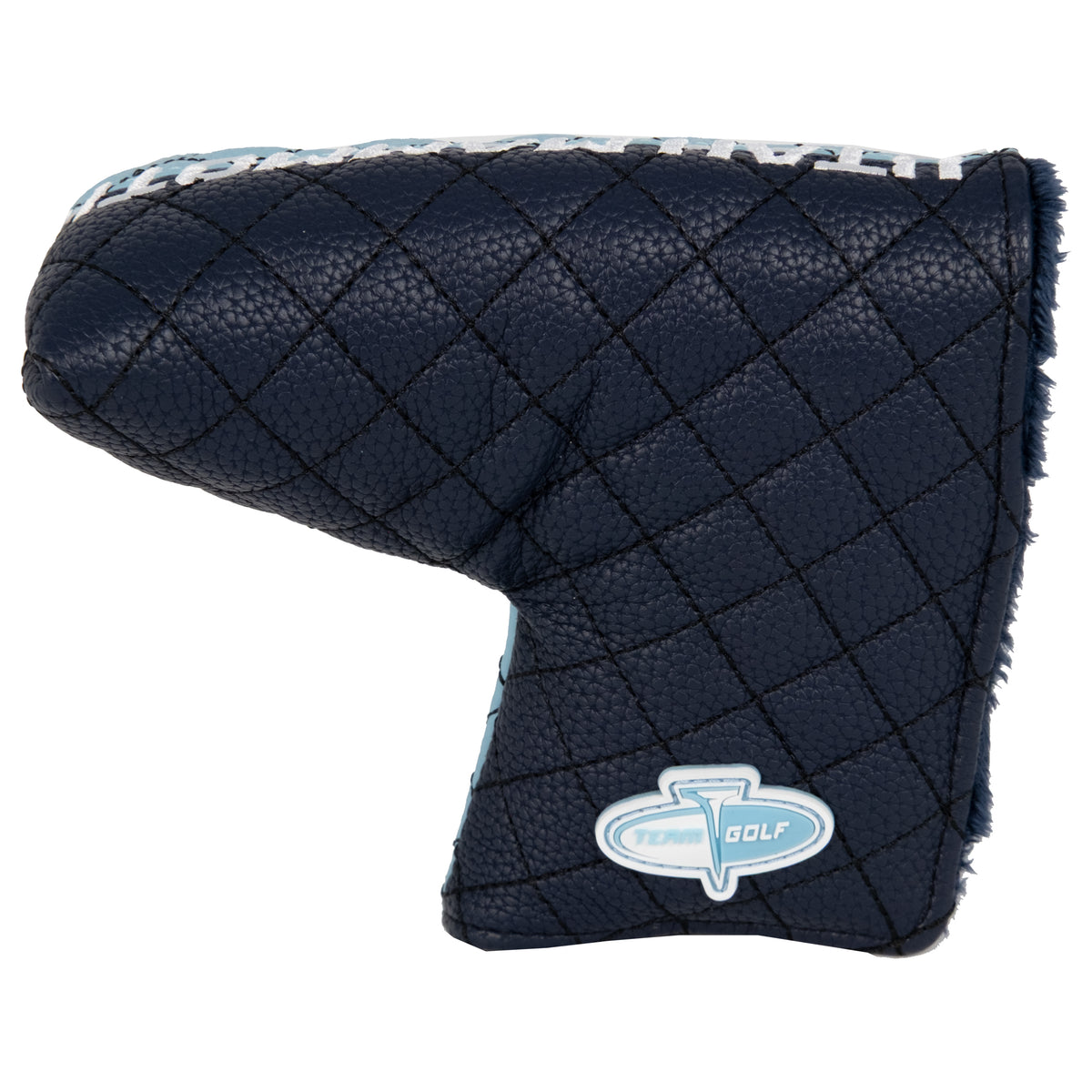 Utah Mammoth Split Blade Putter quilted headcover, back view