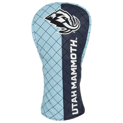 Utah Mammoth Split Fairway quilted headcover, front view