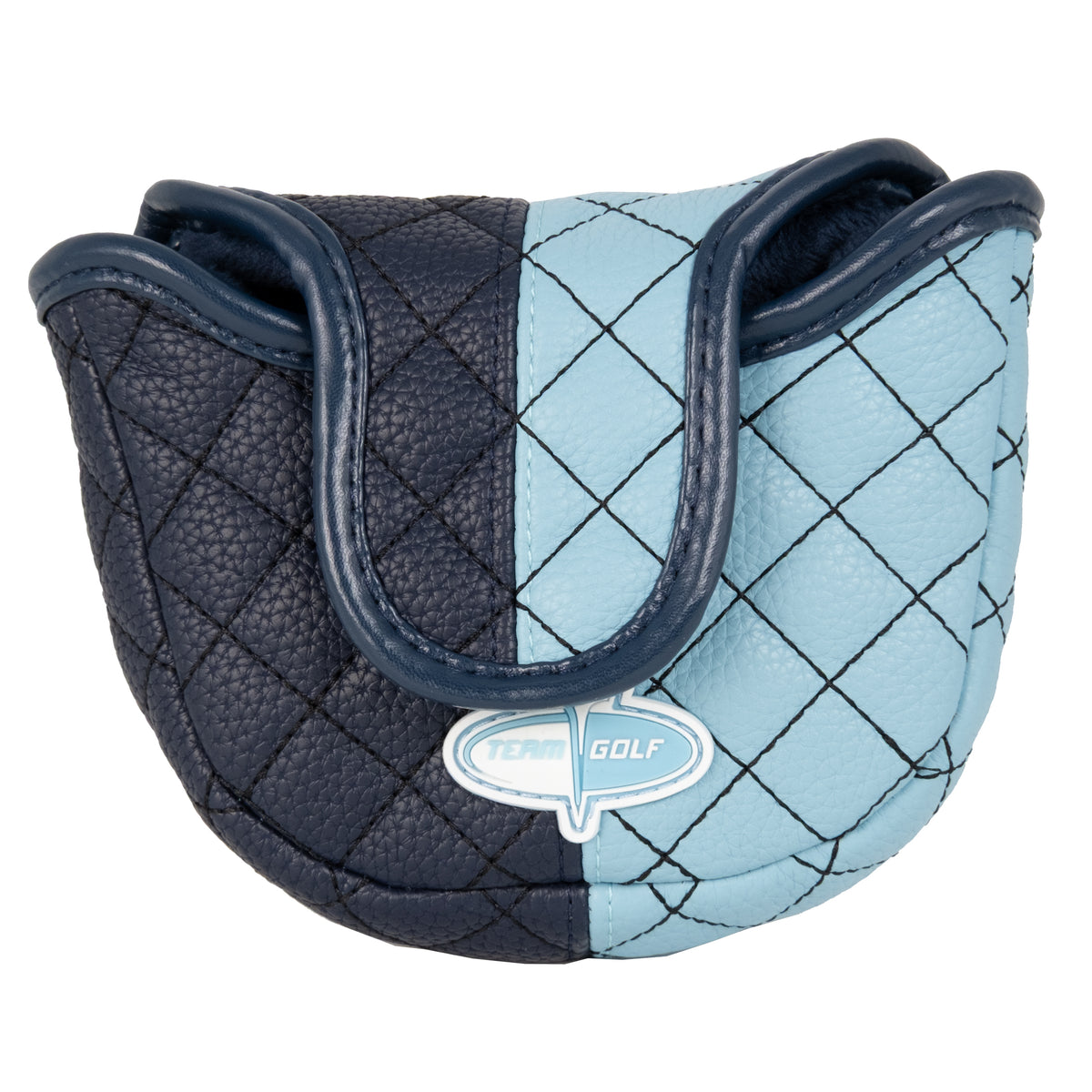 Utah Mammoth Split Mallet Putter quilted headcover, back view
