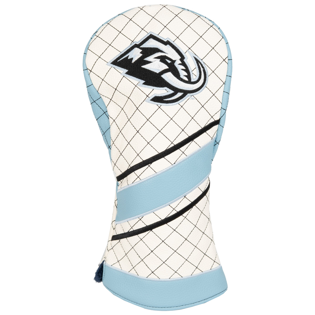 Utah Mammoth Striped Driver quilted headcover, front view