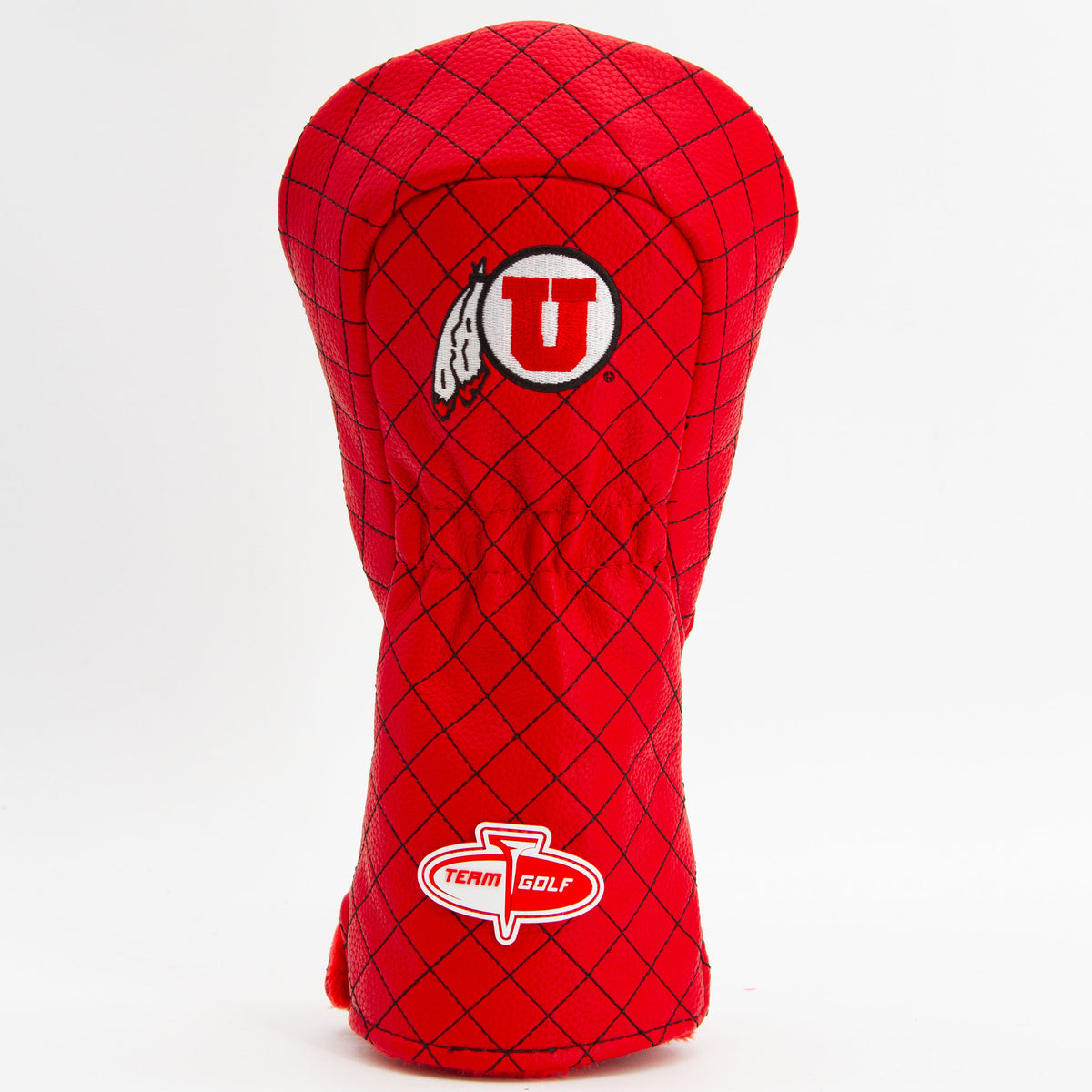 Utah Utes Solid Quilted Driver Headcover, back view