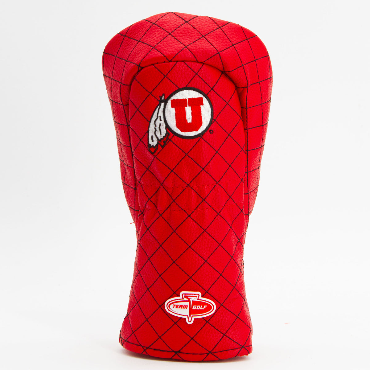 Utah Utes Solid Quilted Fairway Headcover, back view