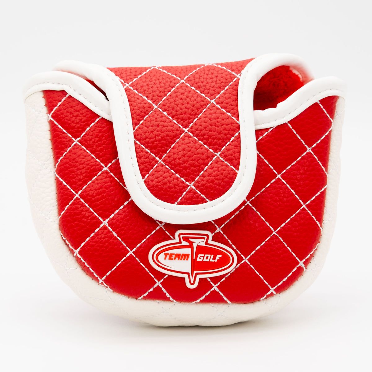 Utah Utes Solid Quilted Mallet Putter Cover, back view