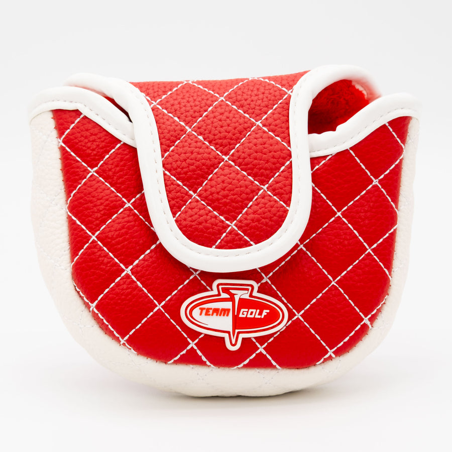 Utah Utes solid quilted mallet putter cover, back view