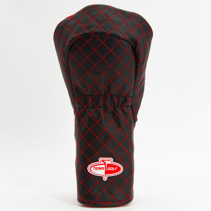 Utah Utes Split Quilted Driver Headcover, back view
