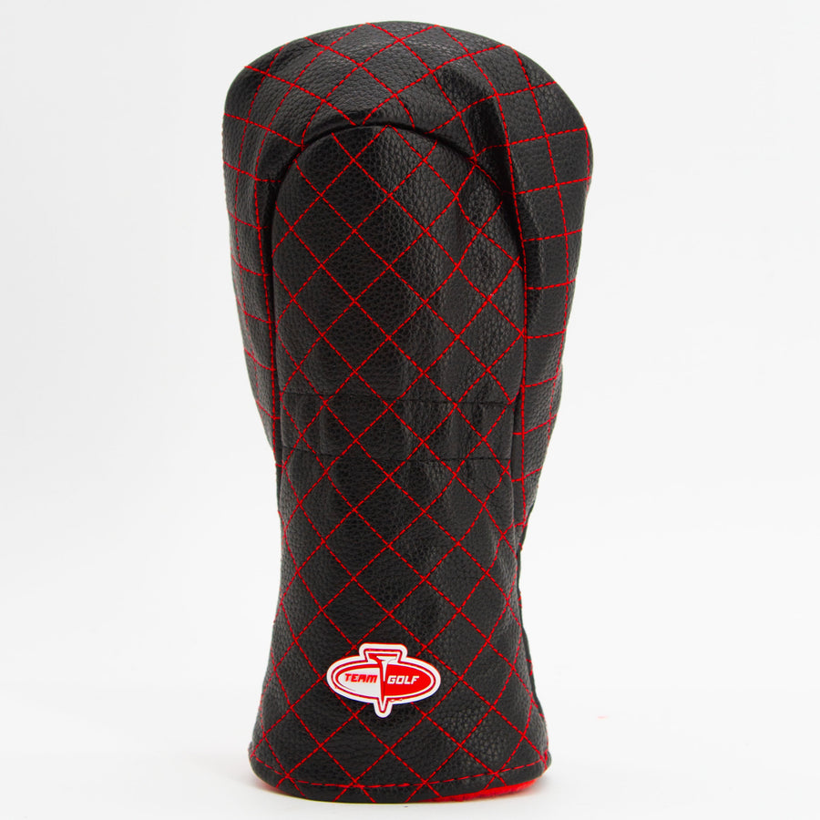 Utah Utes split quilted fairway cover, back view