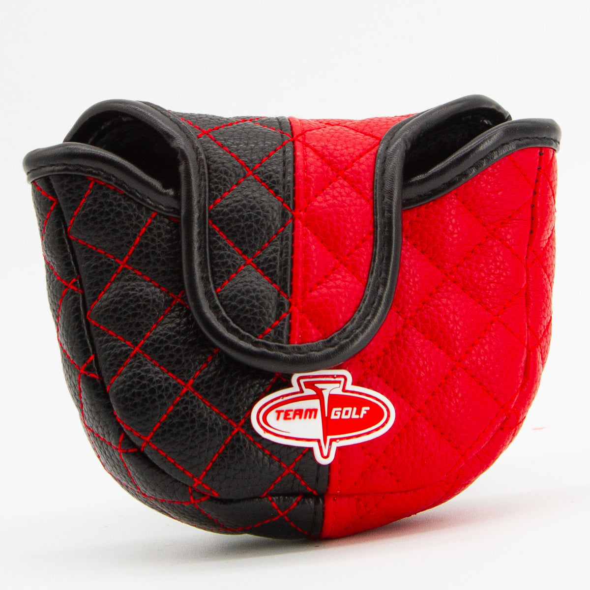 Utah Utes Split Quilted Mallet Putter Cover, back view