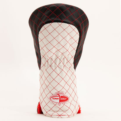 Utah Utes Striped Quilted Driver Headcover, back view