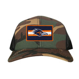 Camo Curved Bill Mesh Snapback