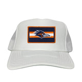 White Foam Mesh Snapback