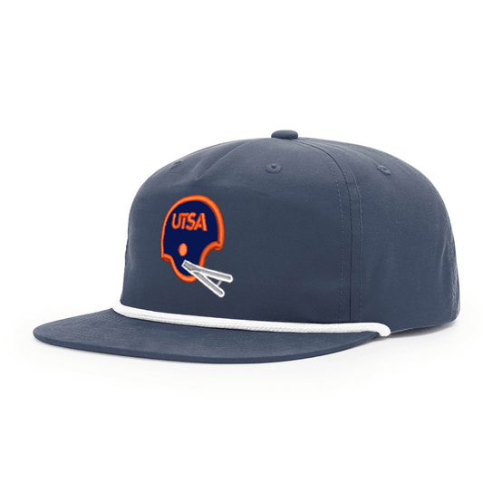 UTSA Retro Helmet - Navy / White Rope - Club Rehab