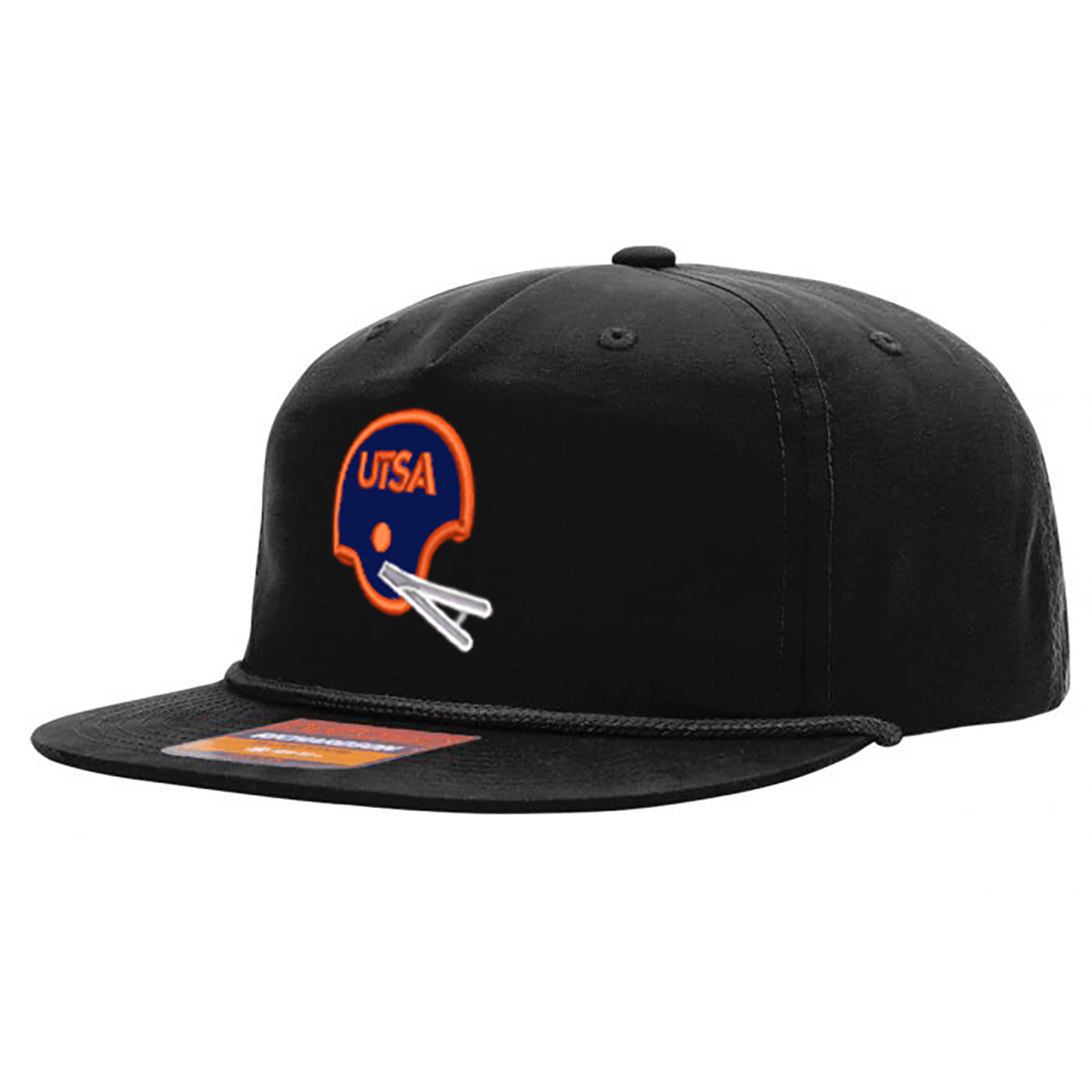 UTSA Retro Helmet - Black / Black Rope - Club Rehab