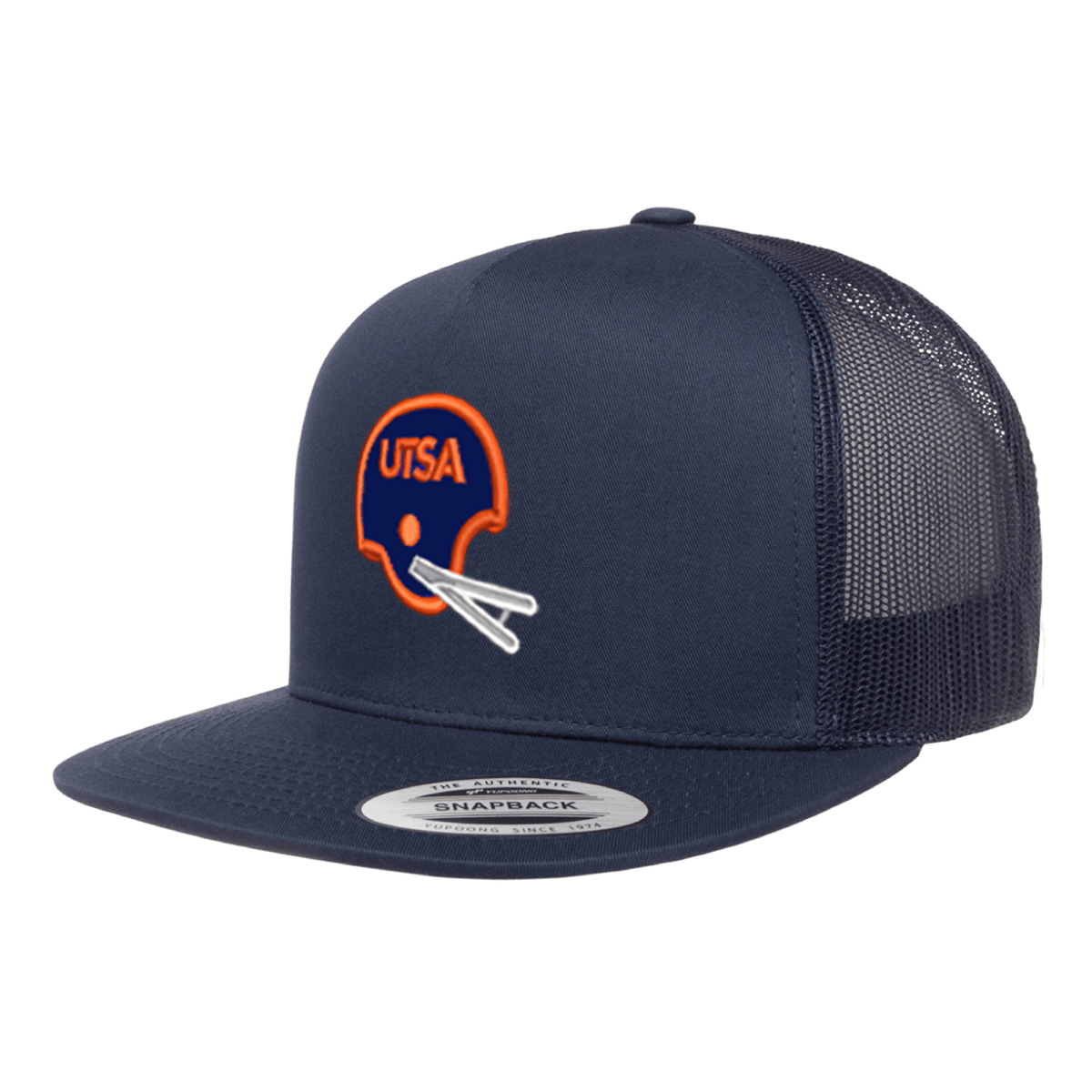 UTSA Retro Helmet - Flatbill Mesh Navy - Club Rehab