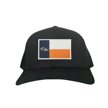 UTSA / Roadrunner State Flag / Curved Bill Mesh Snapback / 154 / UTSA002 - Black Curved Bill Mesh Snapback - Club Rehab