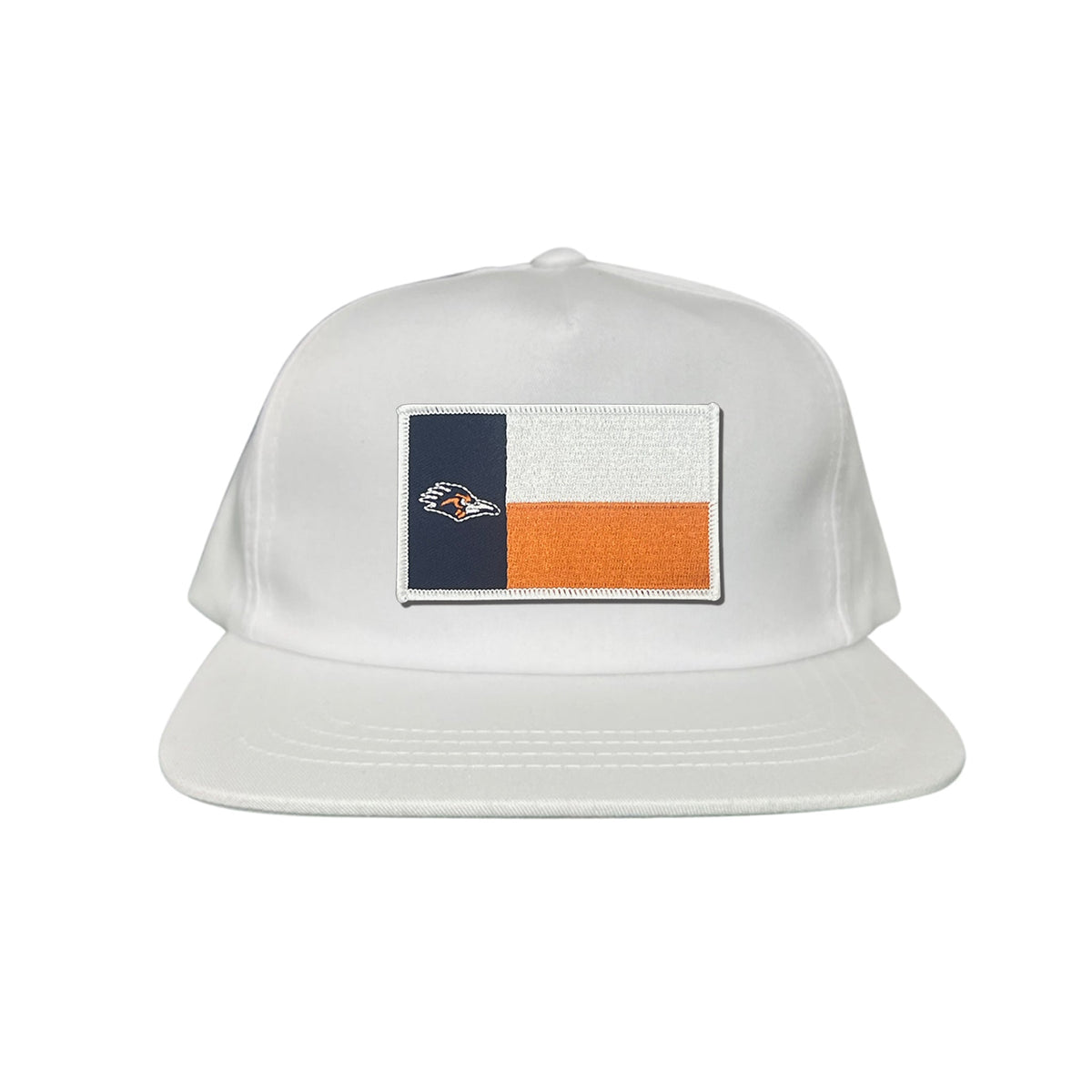 UTSA / Roadrunner State Flag / Curved Bill Mesh Snapback / 154 / UTSA002 - Flatbill White Canvas Snapback - Club Rehab