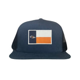 Flatbill Navy Mesh Snapback