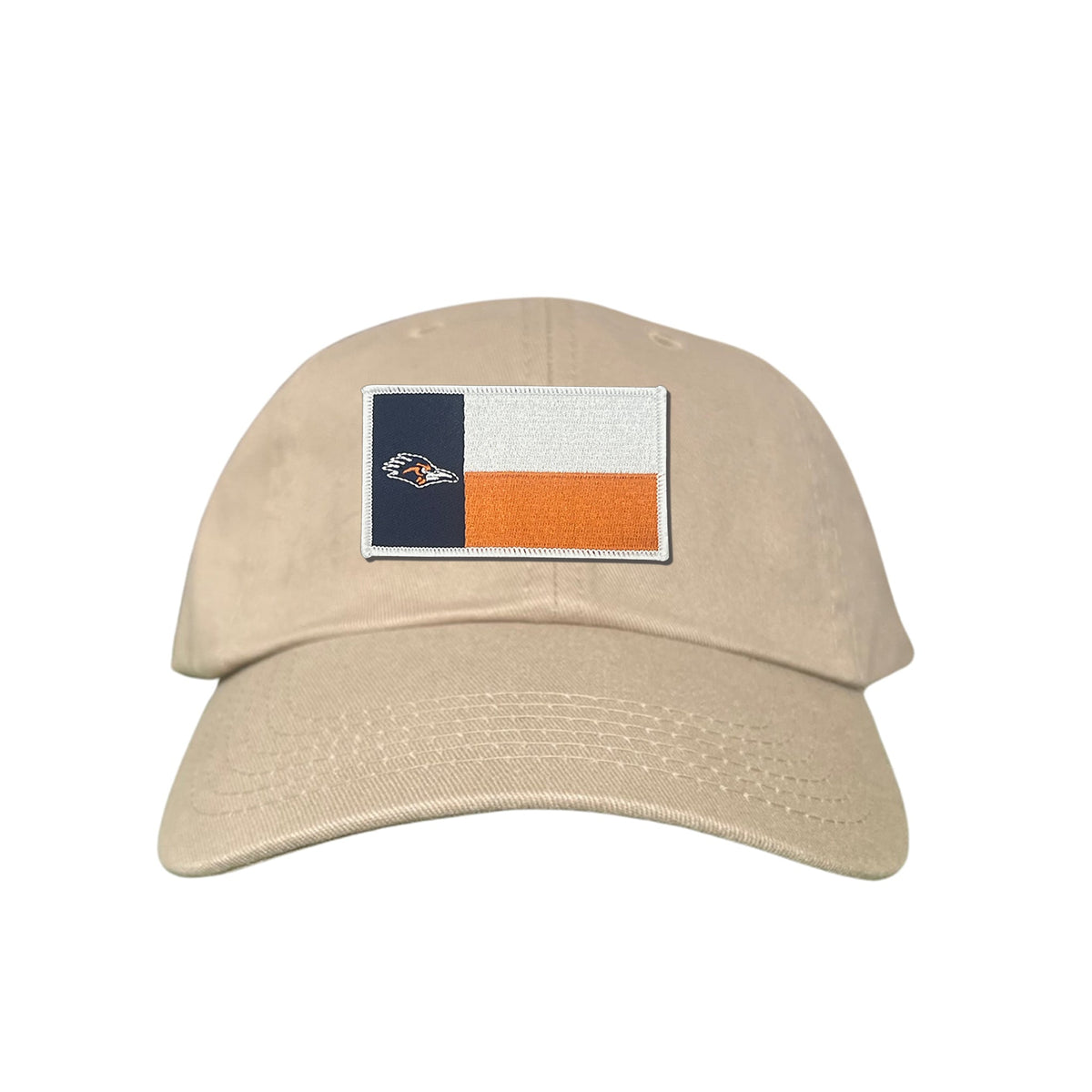 UTSA / Roadrunner State Flag / Curved Bill Mesh Snapback / 154 / UTSA002 - Khaki Dad Hat - Club Rehab