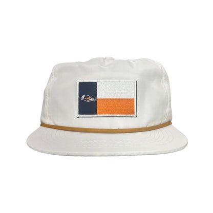 UTSA / Roadrunner State Flag / Curved Bill Mesh Snapback / 154 / UTSA002 - Flatbill White With Gold Rope Snapback - Club Rehab