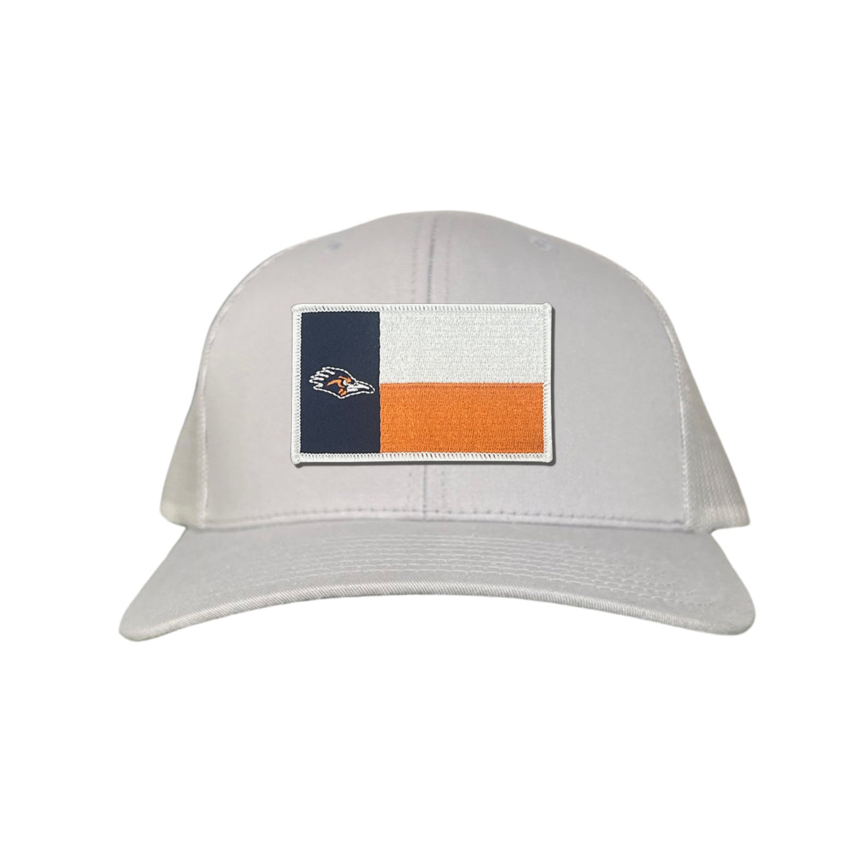 UTSA / Roadrunner State Flag / Curved Bill Mesh Snapback / 154 / UTSA002 - Silver Curved Bill Mesh Snapback - Club Rehab