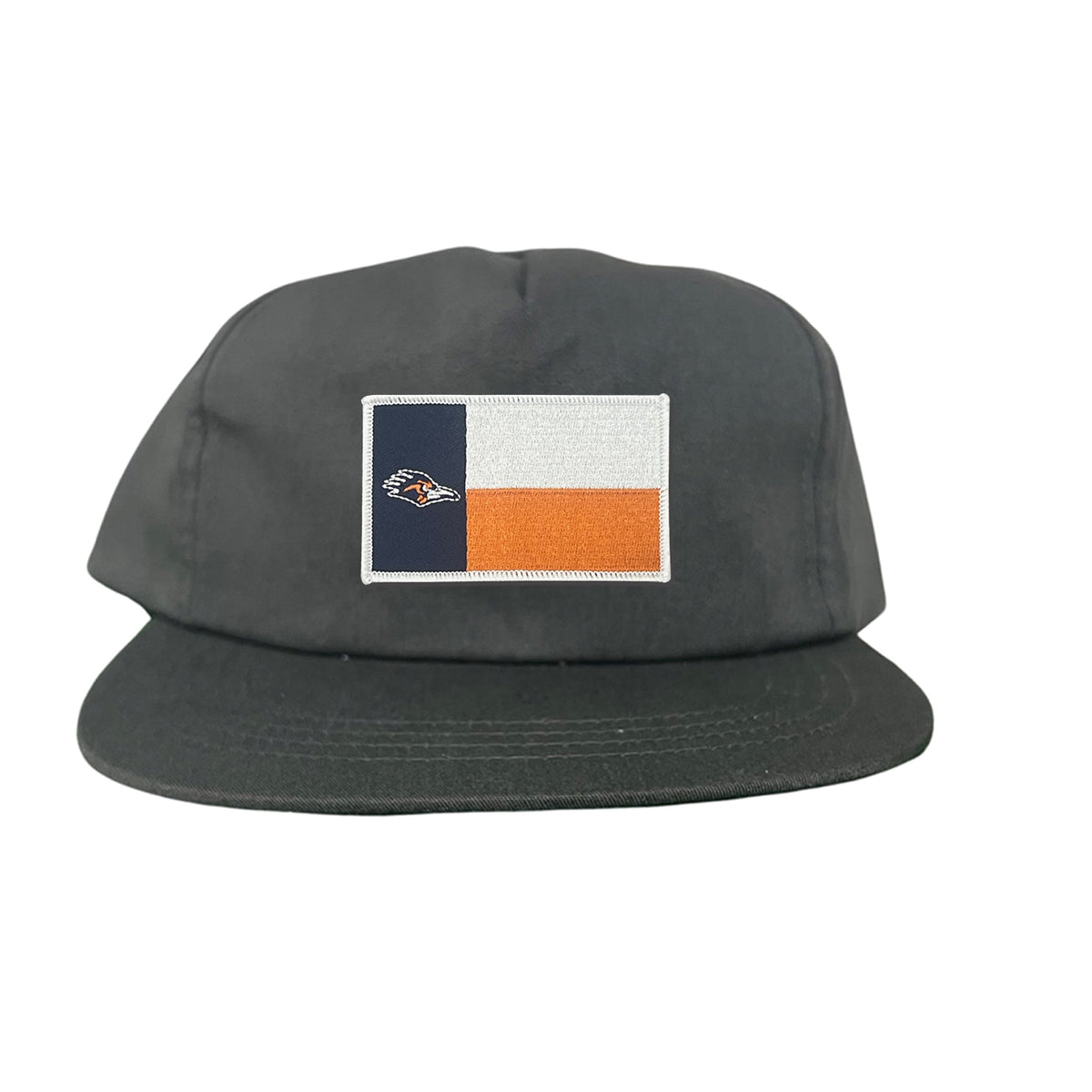 UTSA / Roadrunner State Flag / Curved Bill Mesh Snapback / 154 / UTSA002 - Flatbill Charcoal Canvas Snapback - Club Rehab