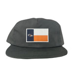 Flatbill Charcoal Canvas Snapback