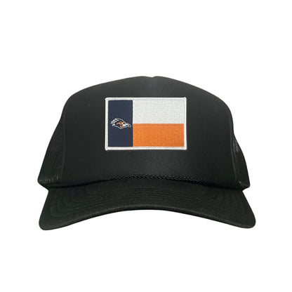 UTSA / Roadrunner State Flag / Curved Bill Mesh Snapback / 154 / UTSA002 - Foam Black Mesh Snapback - Club Rehab