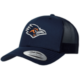 Navy Curved Bill Mesh Snapback