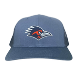 Navy Curved Bill Mesh Snapback