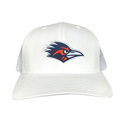 UTSA The Logo Rubber Patch - White Curved Bill Mesh Snapback - Club Rehab