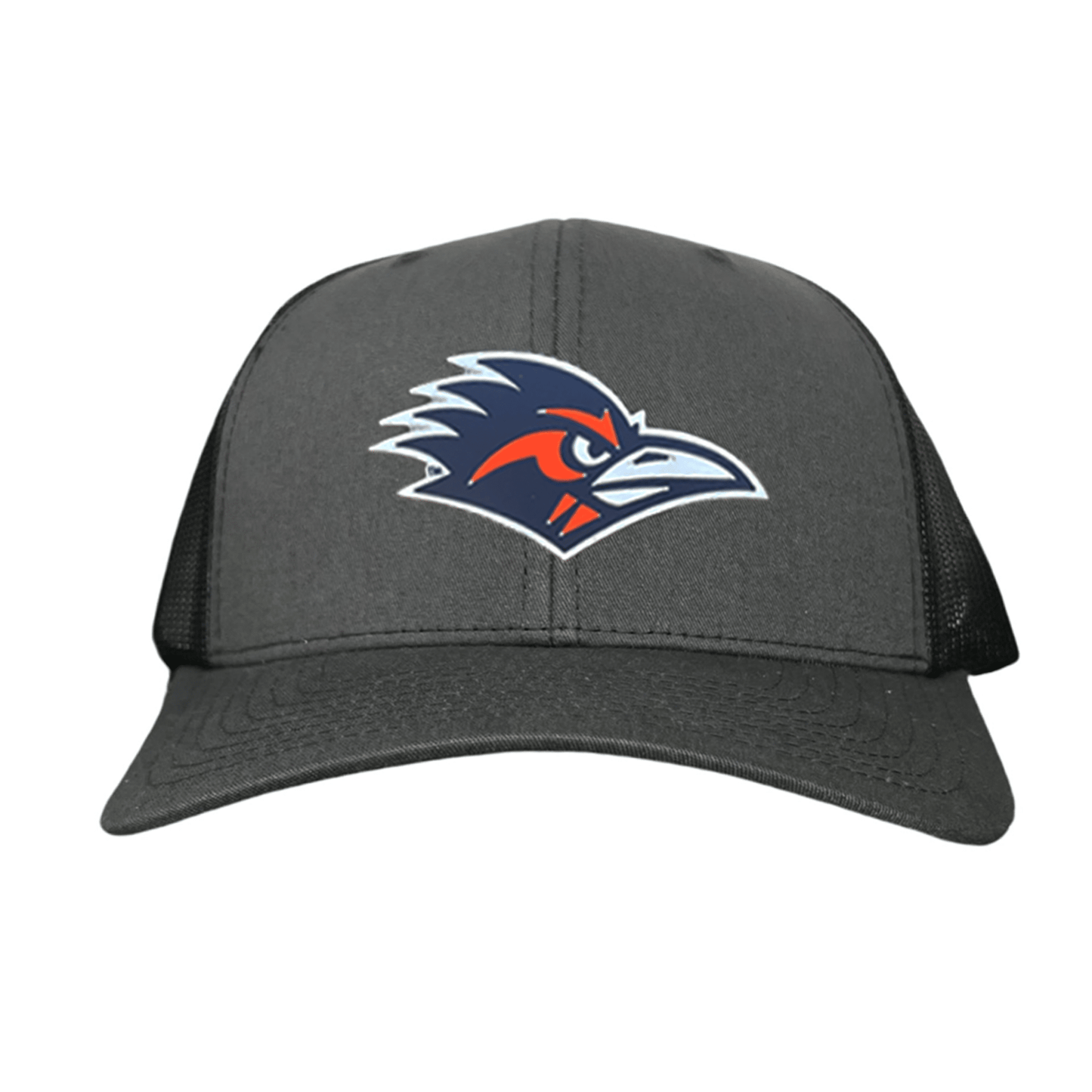 UTSA The Logo Rubber Patch - Charcoal Curved Bill Mesh Snapback - Club Rehab