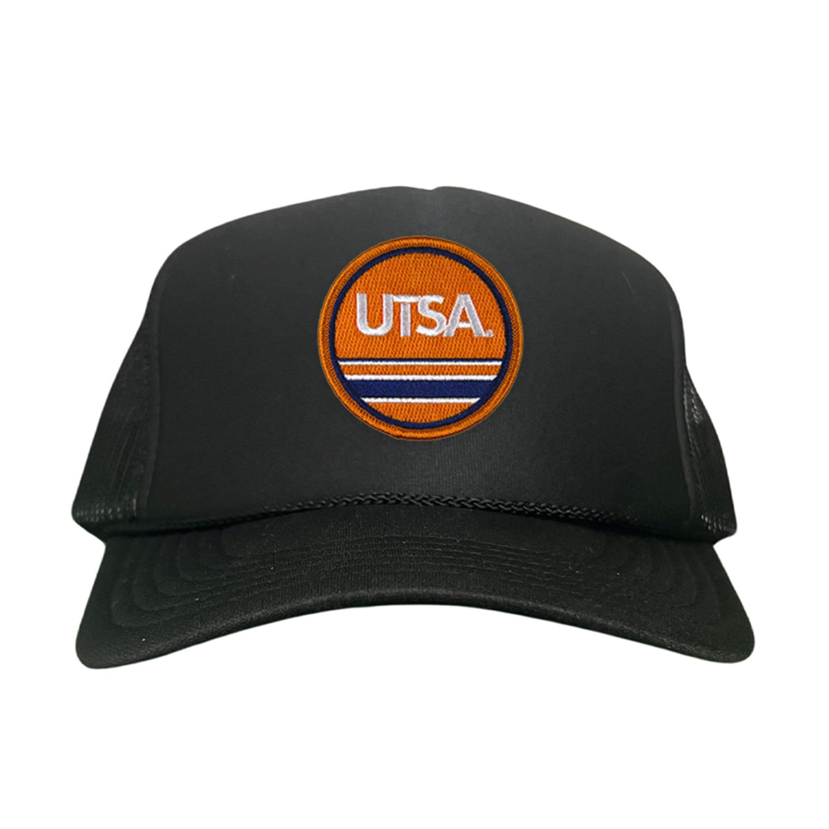 UTSA UTSA Circle Line Patch / Hats/ 160 / UTSA - Heather Grey / White Curved Bill Mesh Snapback - Club Rehab