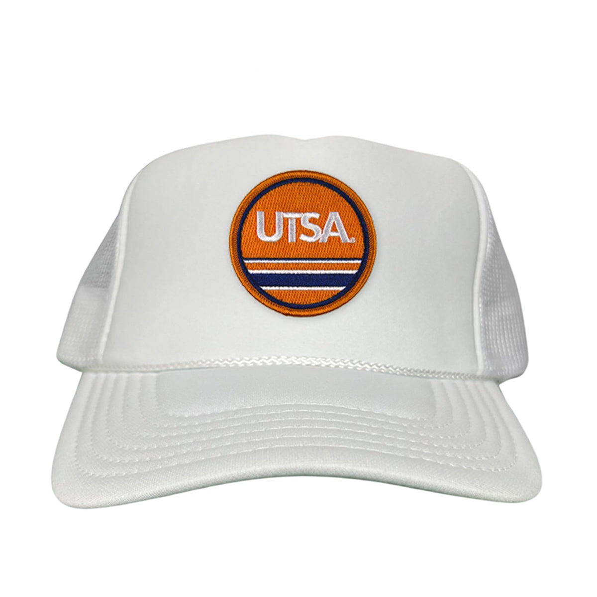 UTSA UTSA Circle Line Patch / Hats/ 160 / UTSA - Heather Grey / White Curved Bill Mesh Snapback - Club Rehab