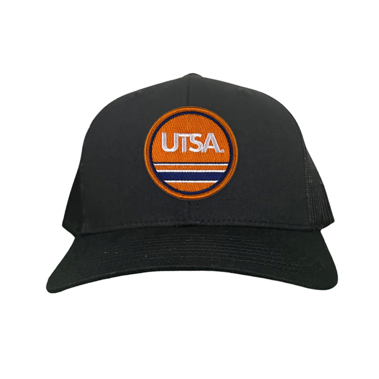 UTSA UTSA Circle Line Patch / Hats/ 160 / UTSA - Heather Grey / White Curved Bill Mesh Snapback - Club Rehab