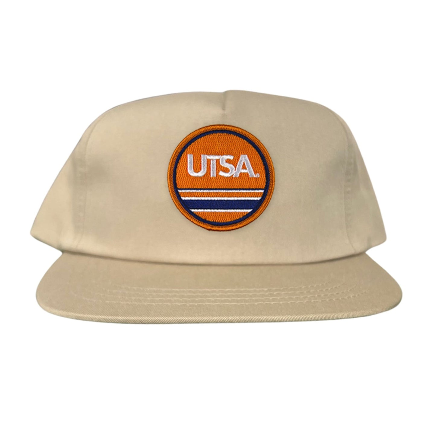 UTSA UTSA Circle Line Patch / Hats/ 160 / UTSA - Heather Grey / White Curved Bill Mesh Snapback - Club Rehab
