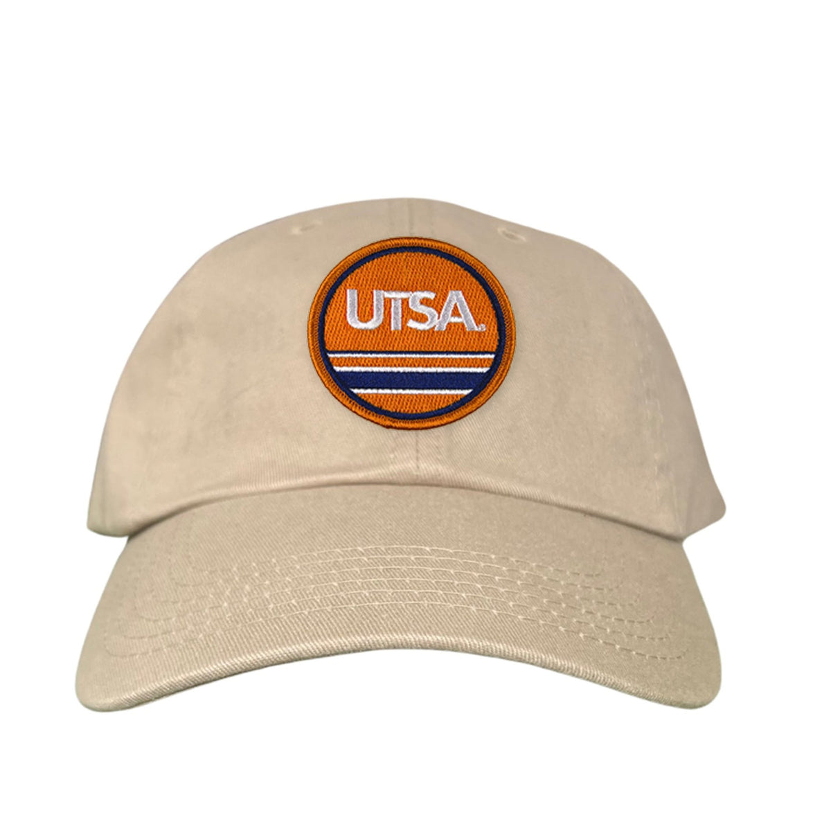 UTSA UTSA Circle Line Patch / Hats/ 160 / UTSA - Heather Grey / White Curved Bill Mesh Snapback - Club Rehab